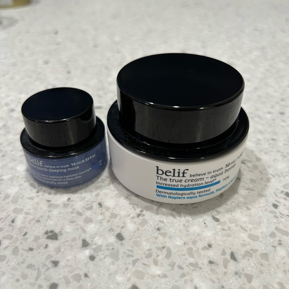 belif Other - Belif The True Cream - Aqua Bomb Cream and Sleeping Mask Set